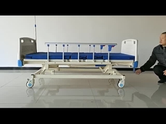 เตียงแพทย์แบบมือหมุนเดี่ยวรับน้ำหนัก 150 กก. สำหรับพยาบาลผู้ป่วย