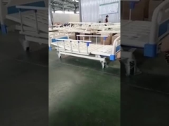 Double Shake Manual Nursing Bed ABS Headboard Elderly Patient Hospital Bed