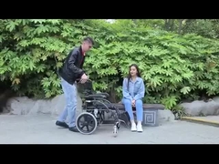 Detachable Leg Medical Transport Hospital Wheelchair Multi Functional 89*103*68cm