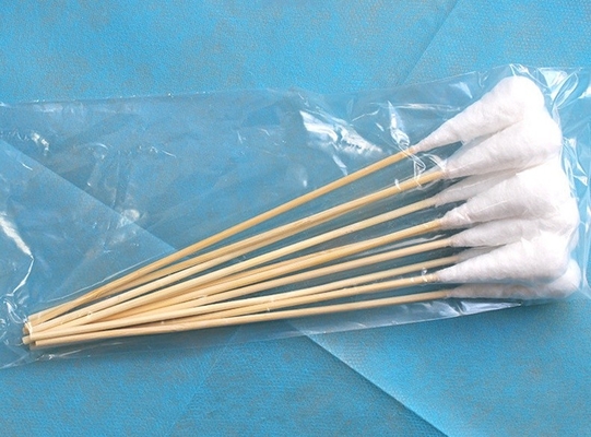 OEM ODM  Disposable Medical Cotton Swabs 12cm Pack Of 20 Pieces