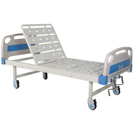 Double Shake Manual Nursing Bed ABS Headboard Elderly Patient Hospital Bed