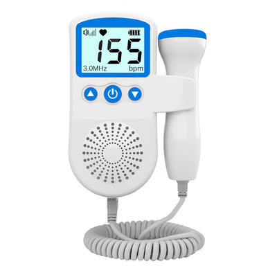OEM Portable Fetal Heart Monitor Ultrasonic Fetal Doppler For Office Travel