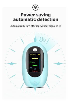 High Accuracy Smart TFT  Medical Fingertip Pulse Oximeter Handheld