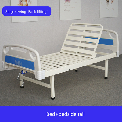 Single Crank Hospital Manual Medical Beds 150kg Load For Nursing Patient