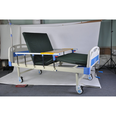 CE Double Crane Manual Medical Beds Multifunctional Medicare Adjustable Beds For Seniors