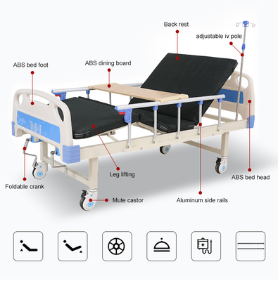 OEM  2 Crank Manual Hospital Bed