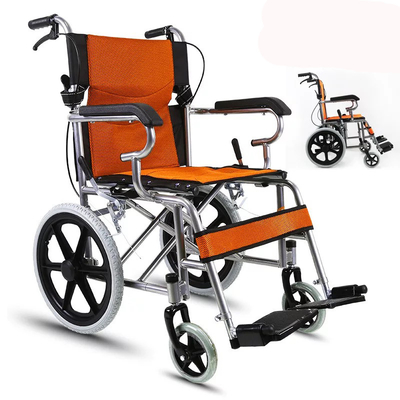 Soft Seat Solid Tire Medical Transport Wheelchair Patient Transport OEM Available