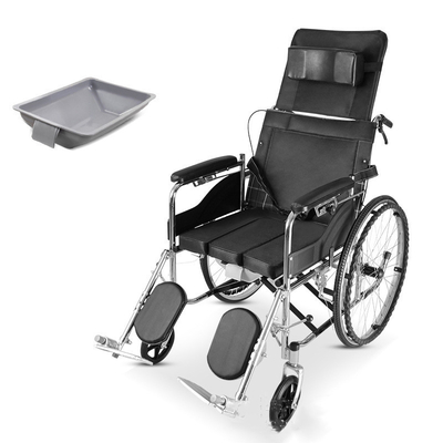 Half Lying Thickened Electroplated Medicare Transfer Chair For Elderly Disabled