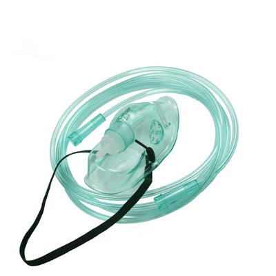 Universal PVC Oxygen Concentrator Mask Adult Kids Disposable Tracheostomy Mask