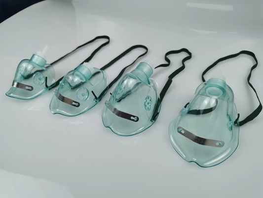 Universal PVC Oxygen Concentrator Mask Adult Kids Disposable Tracheostomy Mask