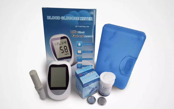 1.1-33.3mmol/L Digital Blood Sugar Monitor Code Free Digital Diabetes Monitor