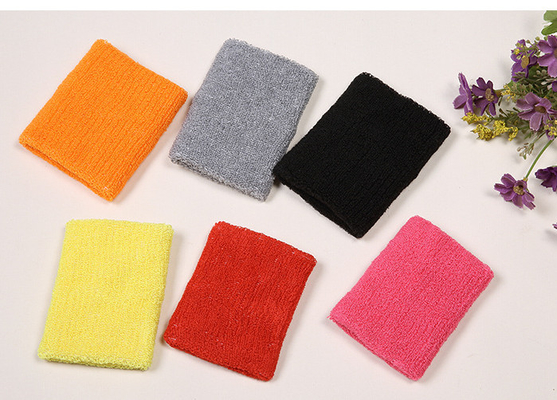 8*5cm 8*15cm Cotton Sweat Wristbands Basketball Wrist Sweatbands