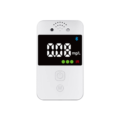 ABS Non Contact Bluetooth Alcohol Tester 0.00-0.95mg/L Portable Breathalyzer Machine