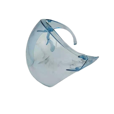 1mm Thickness Anti Fog Kids Small Plastic Face Shield Colored Goggles