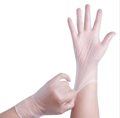 FDA S-XL Disposable Protective Gloves Food Grade Powder Free PVC Gloves
