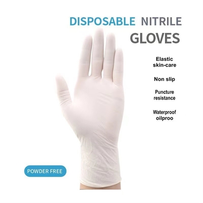 Nitrile  Disposable Protective Gloves Oil Proof Home Kitchen Use 100pcs/Box