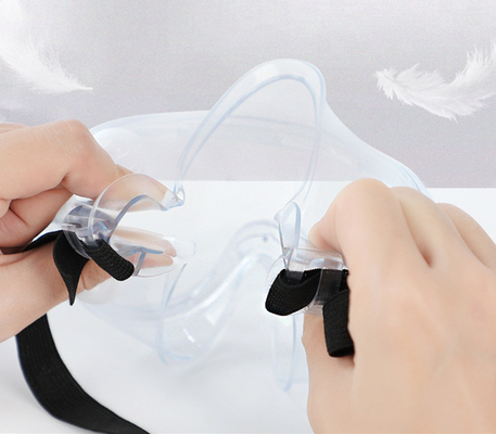 PVC Medical Isolation Goggles 0.05cm Thick  Eye Protective Goggles Anti Spray