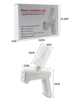 Double Head Disinfectant Mist Gun 250ml USB Charging Sanitation Spray Guns