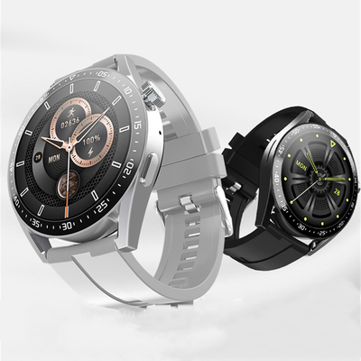 Bluetooth 5.2 NFC Heart Rate Monitor Glukosa Darah Menonton Layar 1.39in