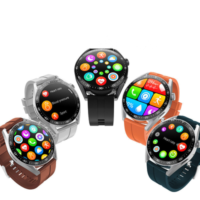 Bluetooth 5.2 NFC Heart Rate Monitor Glukosa Darah Menonton Layar 1.39in