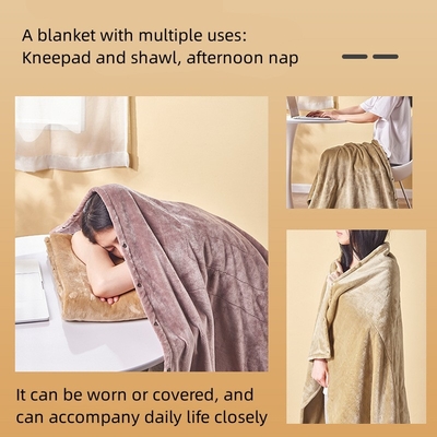 45-55 ℃ Healthcare Medical Equipment Electric Heated Throw Blanket Soft Plush
