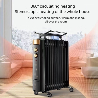 Portable Home Use OEM Electric Oil Filled Radiator Heater With 9/11/13/15/17 Fins