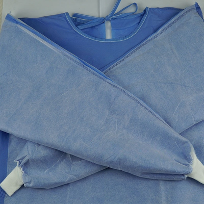 Breathable Medical Surgical Gowns SMS Isolation Gowns Epidemic Prevention