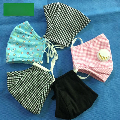Adults Children Breathing Valve Masks Dust And Haze Prevention Cotton Belt Masks