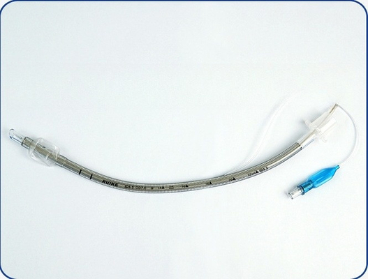 CE PVC Disposable Reinforced Medical Endotracheal Tube With Guide Wire Independent Device