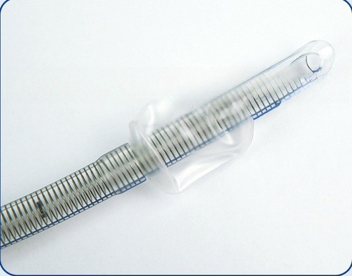 CE PVC Disposable Reinforced Medical Endotracheal Tube With Guide Wire Independent Device