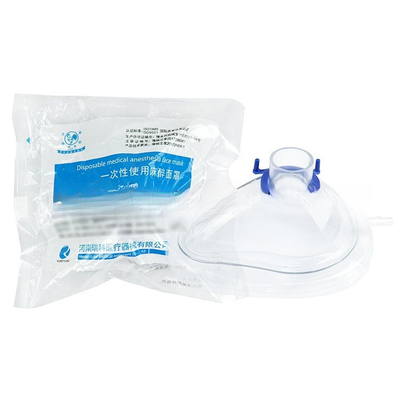 Soft Disposable Medical Anesthesia Mask Anesthesia Breathing Mask Multiple Size