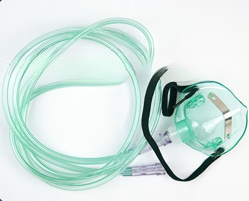 PVC Medical Oxygen Mask Reusable Compressed Nebulizer Mask Individual Package