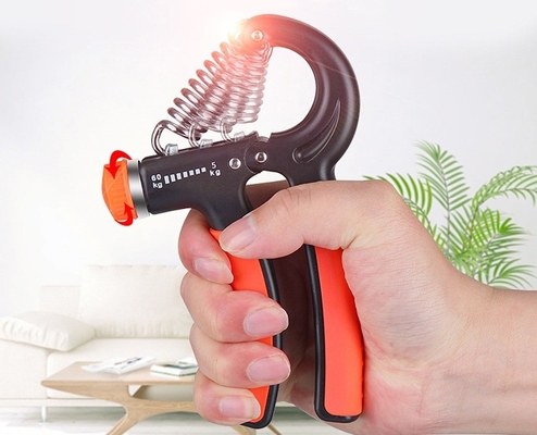 Responsafe OEM Finger Strength Trainer Counting Adjustable Hand Grip Strengthener 5-60KGg