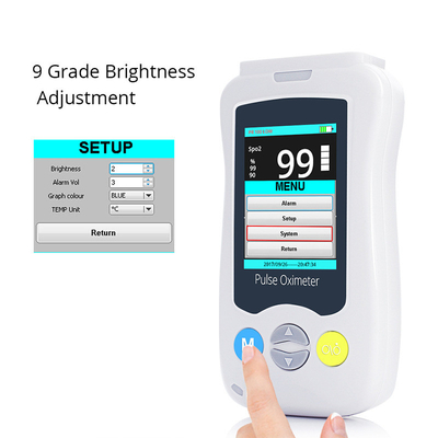 Professional Handheld Pulse Oximeter 1.5V Battery Powered Household Oximeter